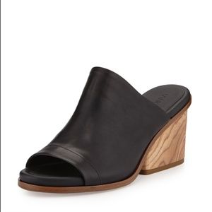 VINCE Tilda Wooden-Heel Mule
